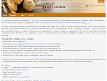 Tablet Screenshot of icc-services.at